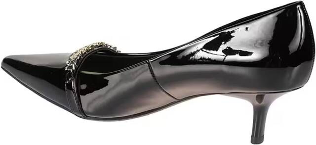 Pinko Hoge hakken Leather Decolletè in zwart