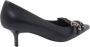 Pinko Hoge hakken Pointed Toe Pumps With Decorative Buckles in zwart - Thumbnail 1