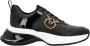 Pinko Leren Damessneakers Lente Zomer Collectie Black Dames - Thumbnail 3