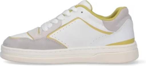 pinko Low-Top Sneakers Logo Low-Top Sneakers – White Nylon in wit