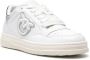 Pinko Stijlvolle Veterschoenen met Paneeldesign White Dames - Thumbnail 3