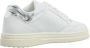 Pinko Stijlvolle Veterschoenen met Paneeldesign White Dames - Thumbnail 3