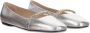 Pinko Pointed Toe Flats With Metallic Silver Finish And in zilver - Thumbnail 1