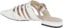 Pinko Slippers & Mules Pointed-Toe Sabot With Cut-Out Insert in wit - Thumbnail 16