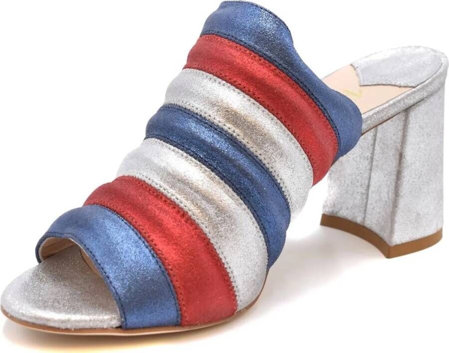 POLLY PLUME Sandalen Sandals Silver in zilver