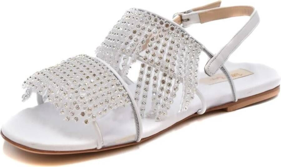 POLLY PLUME Sandalen Sandals White in wit
