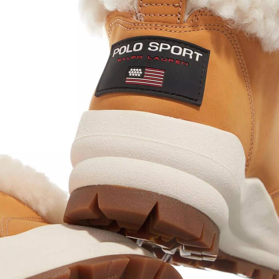 Polo Ralph Lauren Sneakers High Top Lace in bruin