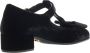 Prada Velvet Ballerina's met Blokhak Black Dames - Thumbnail 2