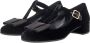 Prada Velvet Ballerina's met Blokhak Black Dames - Thumbnail 2