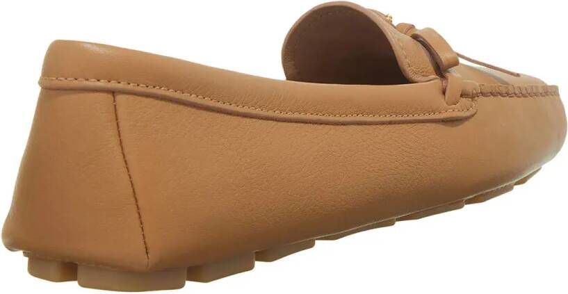Prada Loafers Leather Loafers in bruin