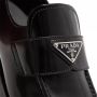 Prada Loafers Logo Plaque Loafers in zwart - Thumbnail 1