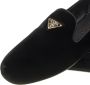 Prada Loafers Pantofole Velluto in zwart - Thumbnail 1