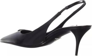 Prada Pumps & high heels Slingback Pumps with Logo in black