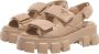Prada Sandalen Sandali Monolith in beige - Thumbnail 1
