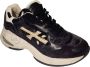 Premiata Low-Top Sneakers Baskets Sharky D Nylon Suu00E8de cuir Satin Noir in zwart - Thumbnail 2