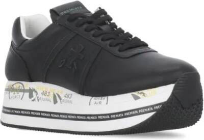 Premiata Low-Top Sneakers Black Beth 3873 Sneakers in zwart