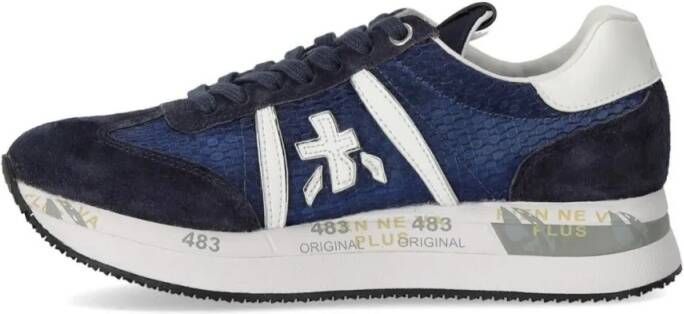 Premiata Low-Top Sneakers 'Conny' in blauw