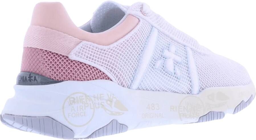 Premiata Low-Top Sneakers Dames Buff in wit
