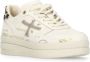 Premiata Low-Top Sneakers Ivory Leather Sneakers in beige - Thumbnail 1