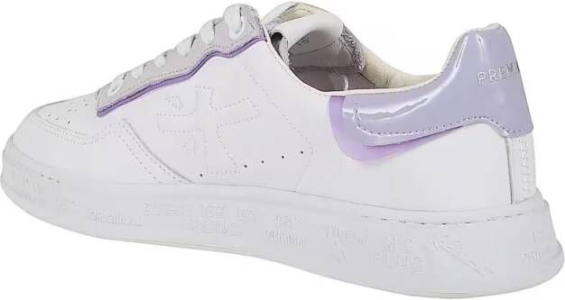 Premiata Low-Top Sneakers Smooth Leather Sneakers With White in wit