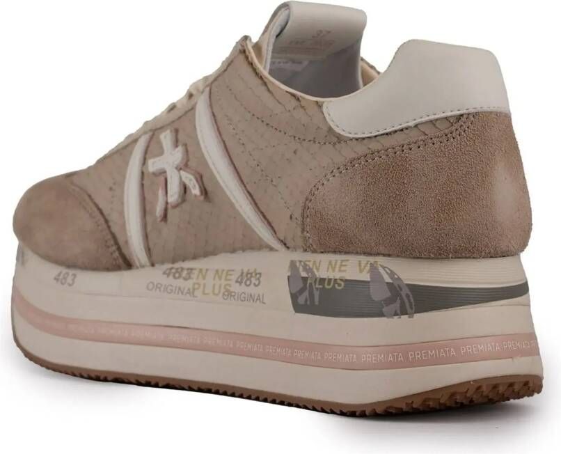 Premiata Low-Top Sneakers Beige in beige