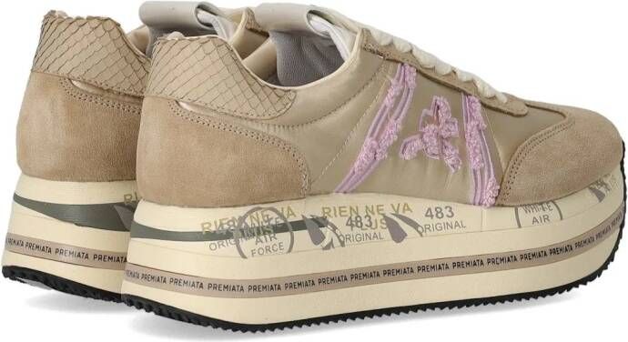 Premiata Low-Top Sneakers Platform sneakers 'Beth' in beige
