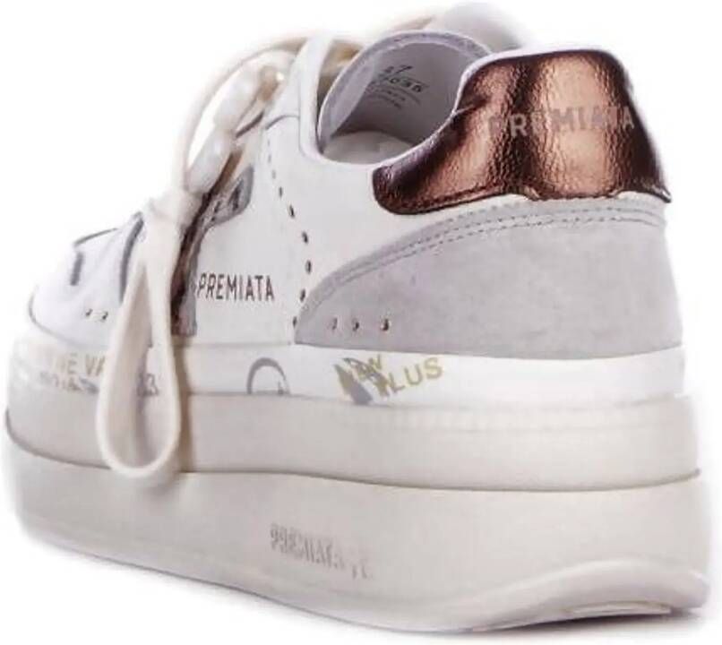 Premiata Low-Top Sneakers White in wit