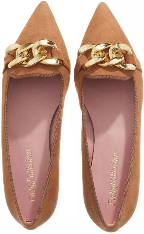 Pretty Ballerinas Loafers & ballerina schoenen Ella in cognac