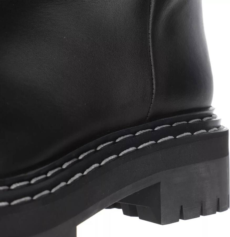 Proenza Schouler Boots & laarzen Calf Softy Flat Boot in zwart