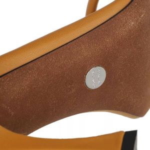 Proenza Schouler Pumps & high heels Cecil Padded Ankle Strap Sandal in oranje