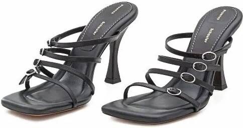 Proenza Schouler Sandalen 95mm Leather Sandals in zwart