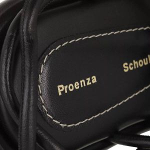 Proenza Schouler Sandalen Nappa Lamb Flat in zwart