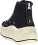 R13 Low-Top Sneakers 'High Top' Sneakers in zwart - Thumbnail 1