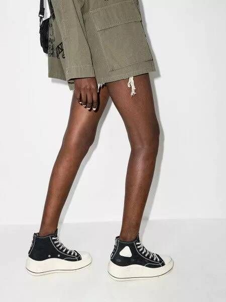 R13 Low-Top Sneakers Platform High-Top Sneakers in zwart