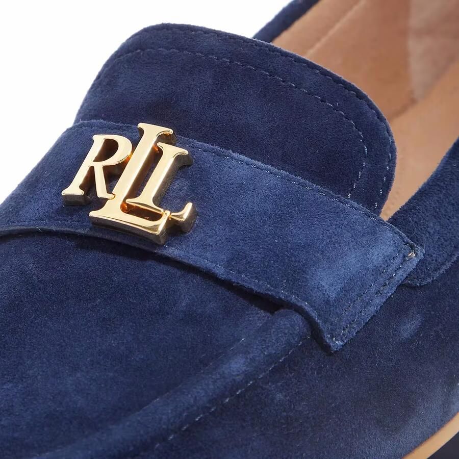 LAUREN RALPH LAUREN Loafers Dames Averi Iii Flats Loafer Maat: 42 Materiaal: Suède Kleur: Blauw - Foto 10