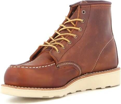 REDWING Boots Brown Leather Ankle Boot in bruin