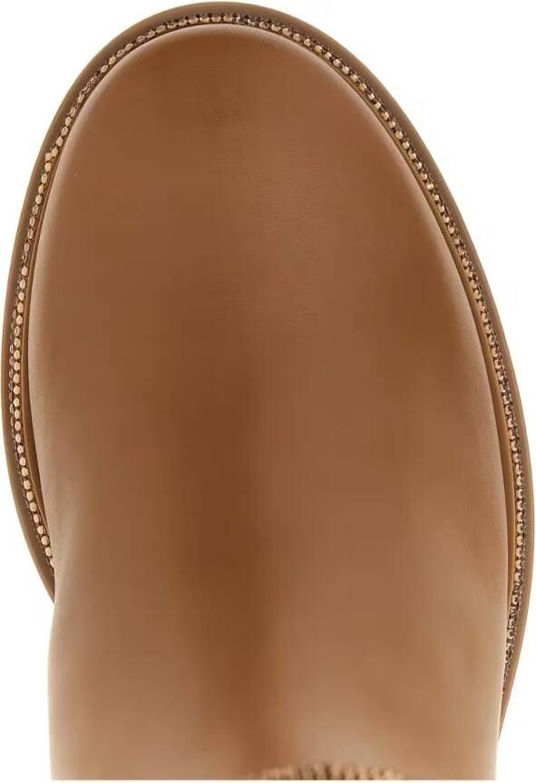 René Caovilla Boots 'Cleo' Ankle Boots in bruin