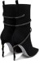 René Caovilla Boots Margot Black Bootie 105 in zwart - Thumbnail 1