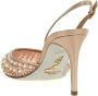 René Caovilla Hoge hakken 'Aretha' Slingback in roze - Thumbnail 1