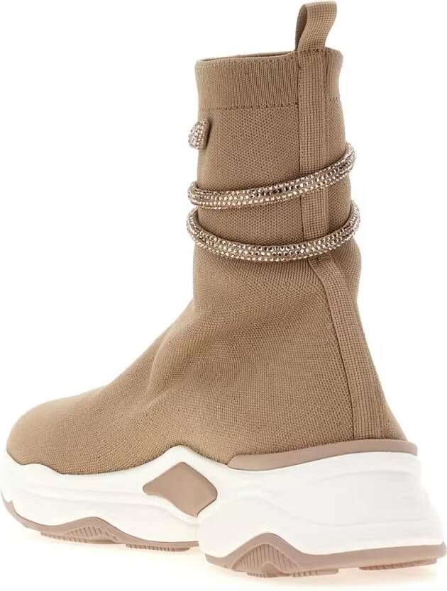René Caovilla Low-Top Sneakers 'Cleo Running' Sneakers in beige