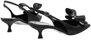René Caovilla Sandalen Bow Slingback 50 in zwart