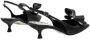 René Caovilla Sandalen Bow Slingback 50 in zwart - Thumbnail 1