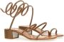 René Caovilla Sandalen "Cleo" Sandal in bruin - Thumbnail 1