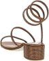 René Caovilla Sandalen 'Cleo' Sandals in bruin - Thumbnail 1
