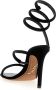 René Caovilla Sandalen 'Cleo' Sandals in zwart - Thumbnail 1