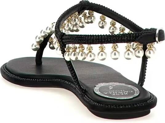 René Caovilla Sandalen 'Diana' Sandals in zwart
