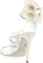 René Caovilla Sandalen 'Peach Flower' Sandals in beige - Thumbnail 2