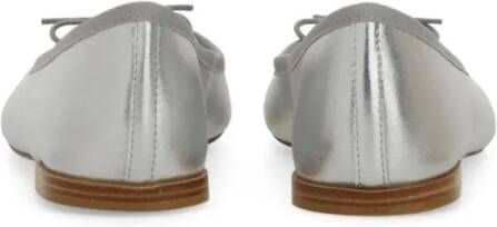 Repetto "Cendrillon" Dancer Ballet Flats in zilver