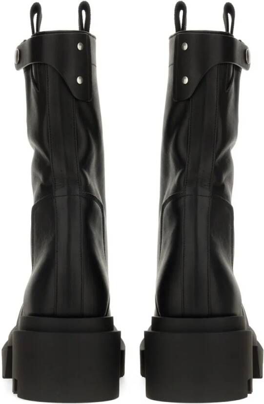 Rick Owens Boots Leather Boot in zwart