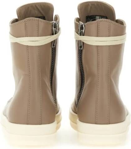Rick Owens Low-Top Sneakers High Sneakers. in bruin